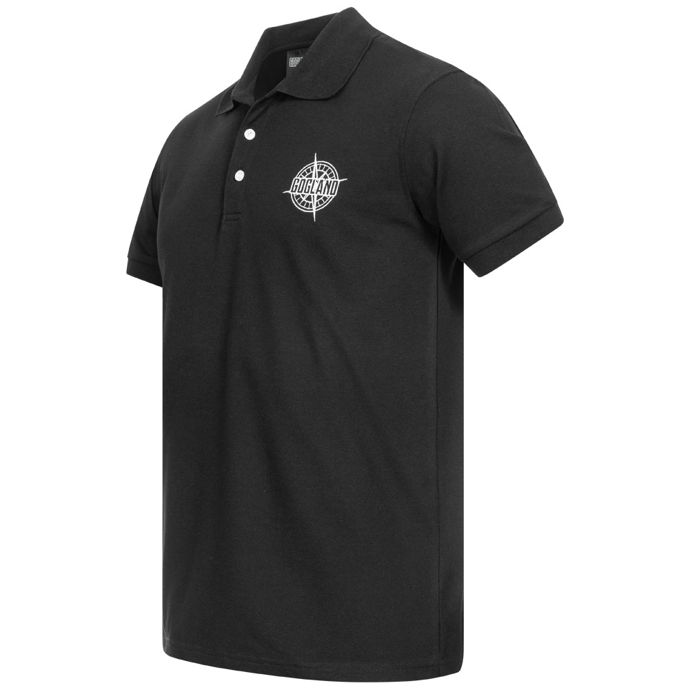 GOGLAND "Noshak" Herren Polo-Shirt schwarz