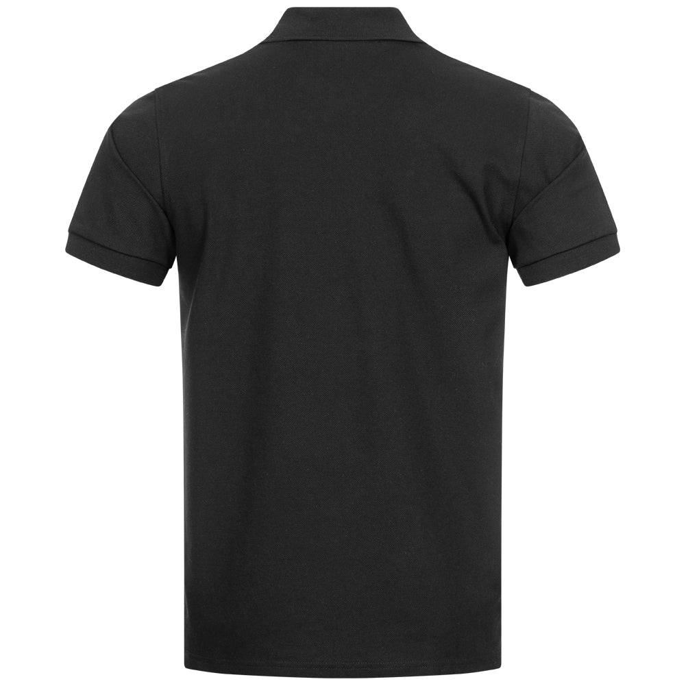 HIDETOSHI WAKASHIMA "Koshigaya" Herren Polo-Shirt schwarz