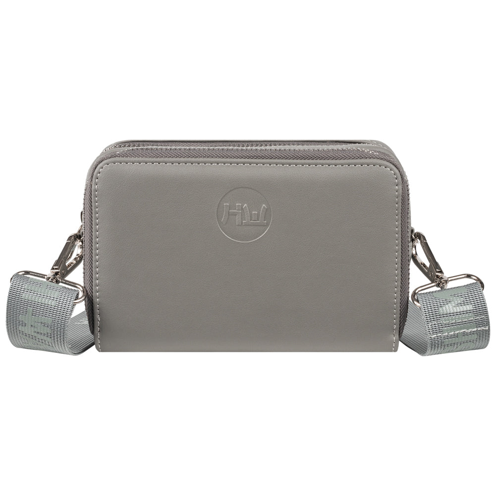 HIDETOSHI WAKASHIMA "Takameru" Schultertasche grey