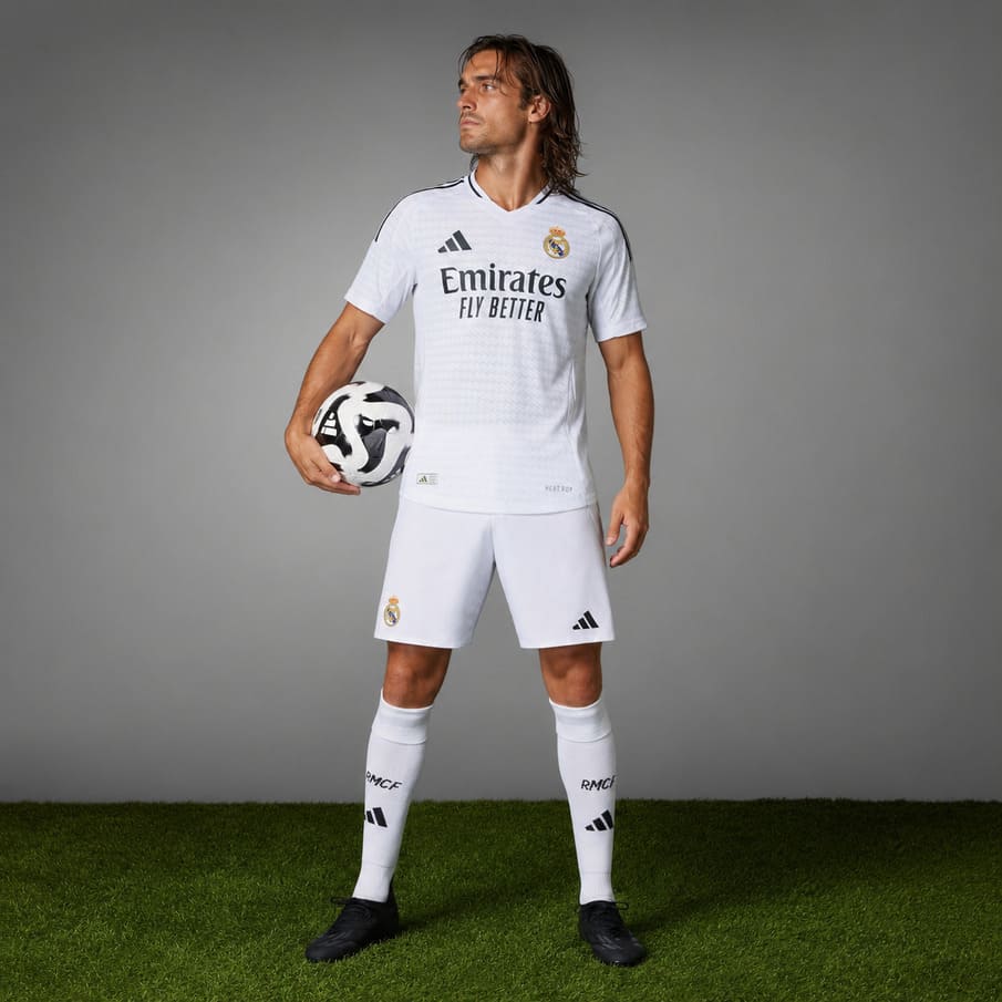 Real Madrid adidas Heim AUTHENTIC Herren Trikot IX8095