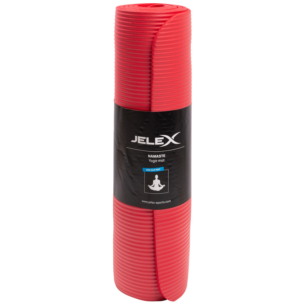 JELEX Namaste Sport Fitness and Yoga Mat red