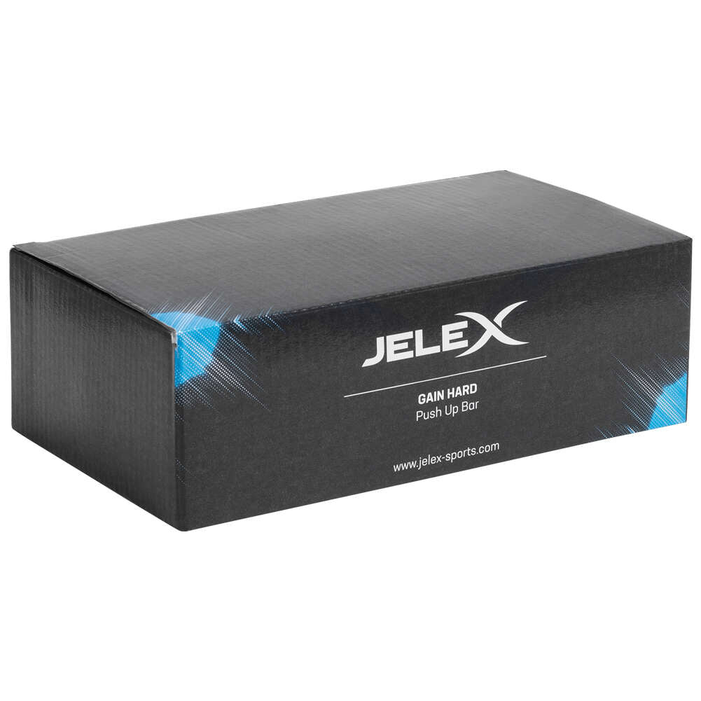 JELEX Gain Hard Push Up Bar Push Up Bars black blue