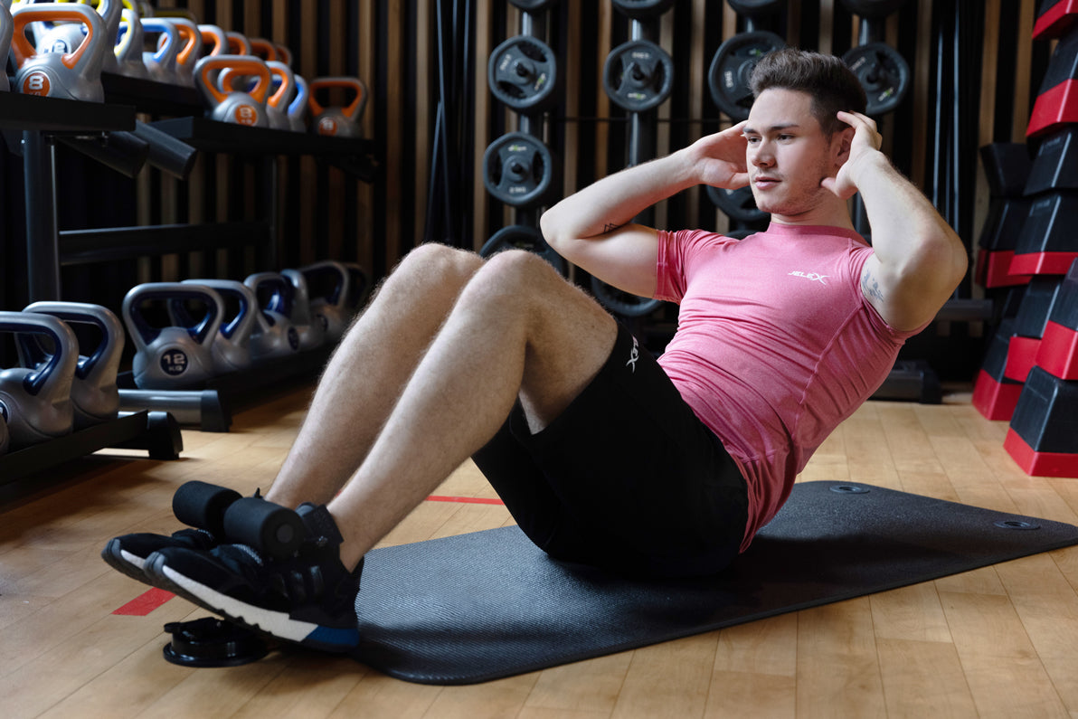 JELEX 6Pack Portable Sit-up Bar black