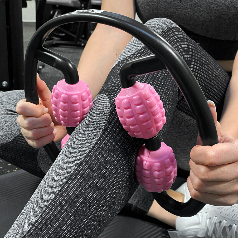 JELEX Massage 4 Wheel Massage Double Roller