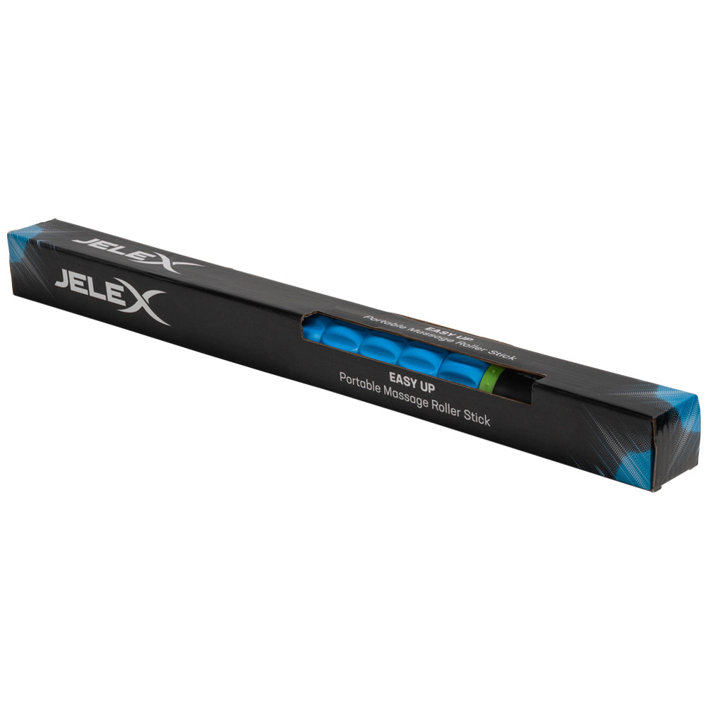 JELEX Easy Up Massage roller with rotating massage balls black blue