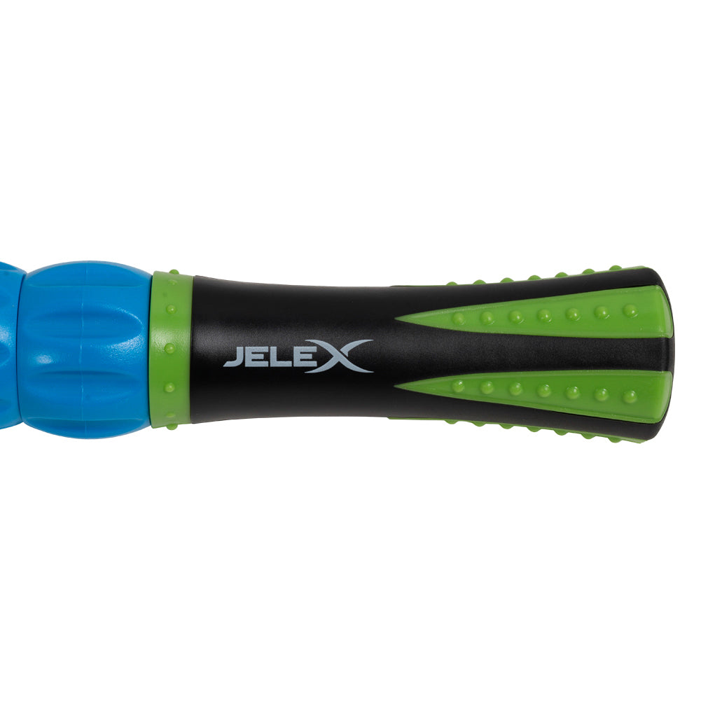 JELEX Easy Up Massage roller with rotating massage balls black blue