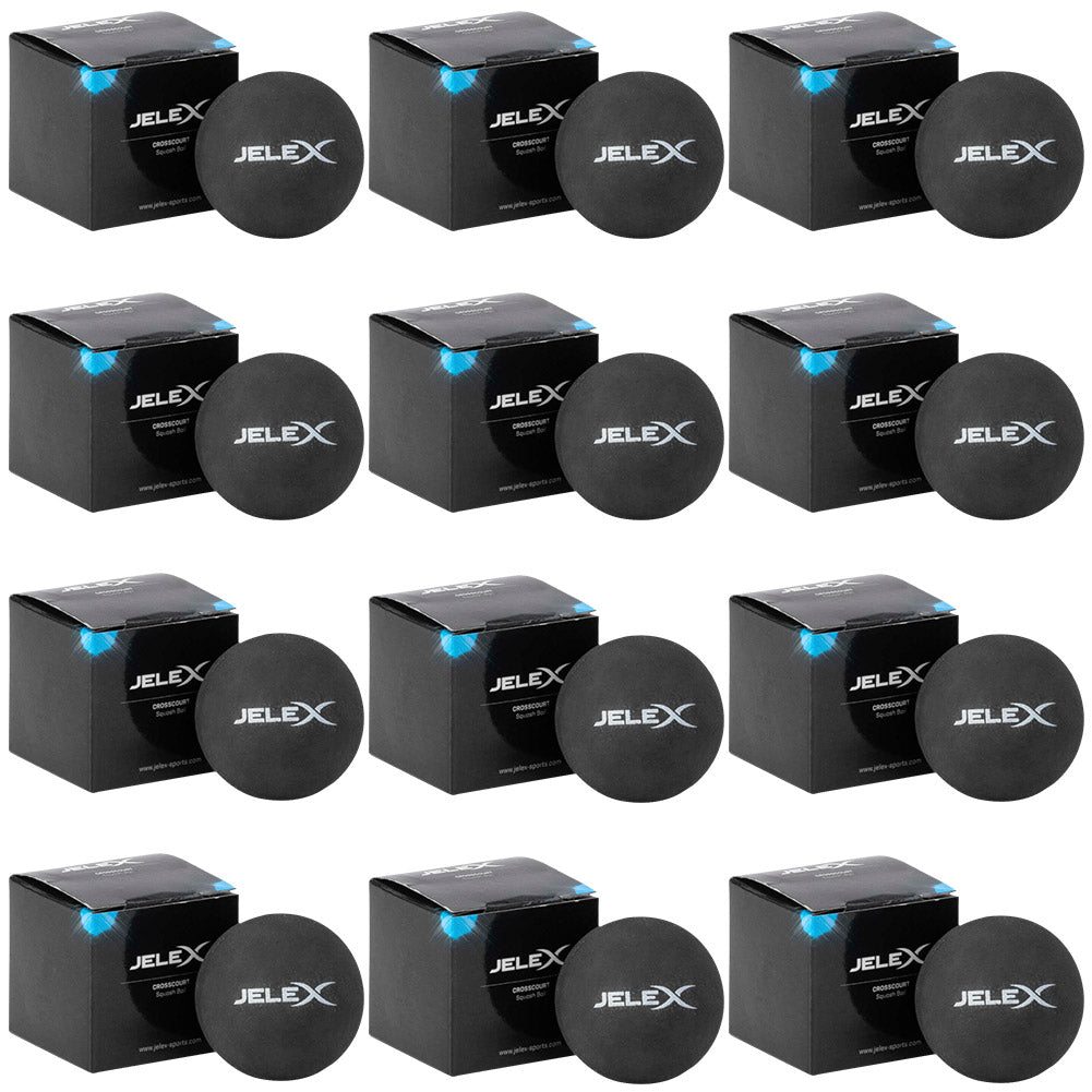 JELEX Crosscourt Squash balls Set of 12