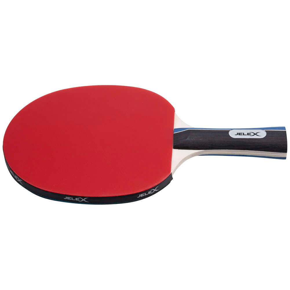 JELEX Sidespin Set of 4 table tennis rackets with 8 balls