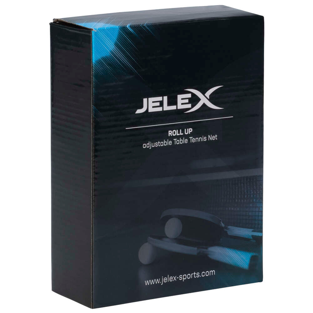 JELEX Roll Up Retractable Table Tennis Net blue
