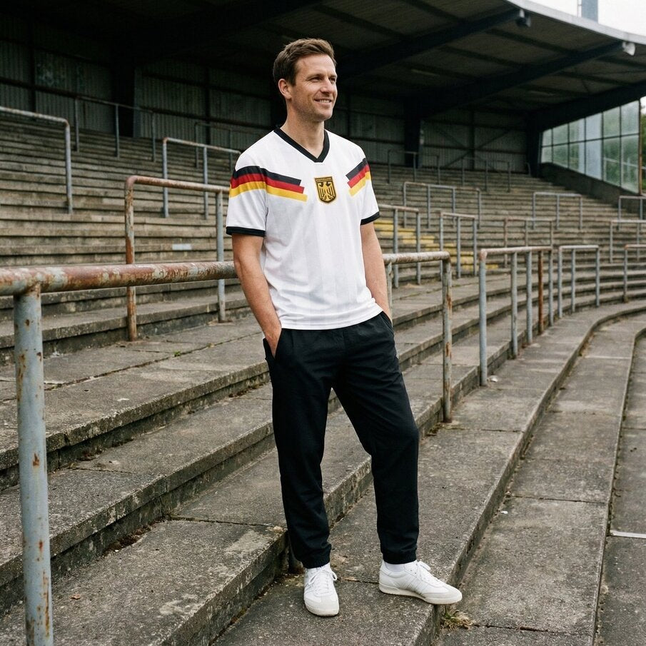 Deutschland "Retro History" JELEX Herren Heim Trikot