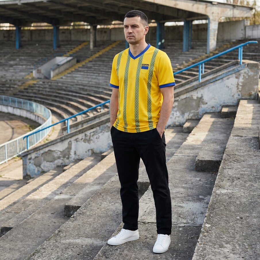 Ukraine "Retro History" JELEX Herren Trikot
