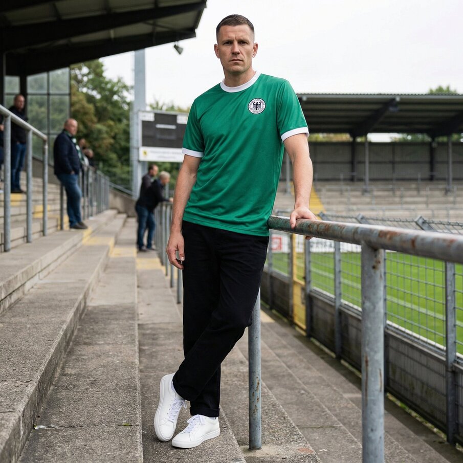 Deutschland "Retro History" JELEX Herren Auswärts Trikot
