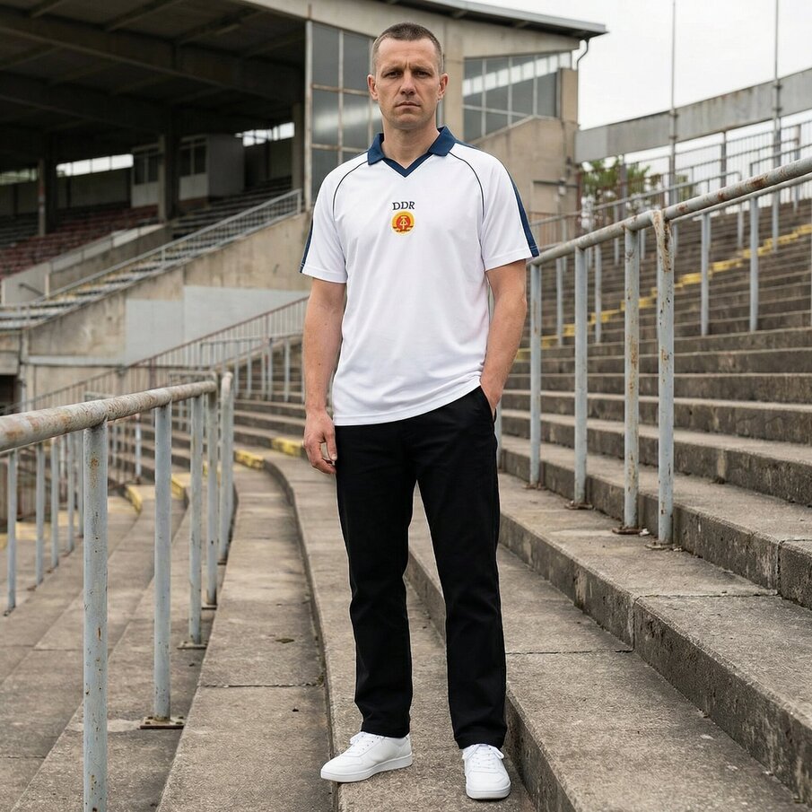 DDR "Retro History" JELEX Herren Auswärts Trikot