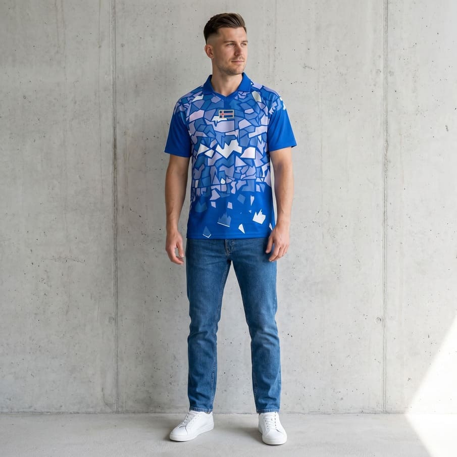 Island "Retro History" JELEX Herren Trikot