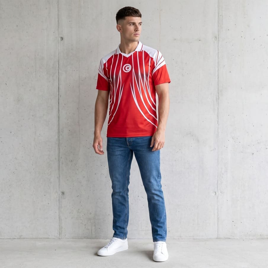 Tunesien "Retro History" JELEX Herren Trikot