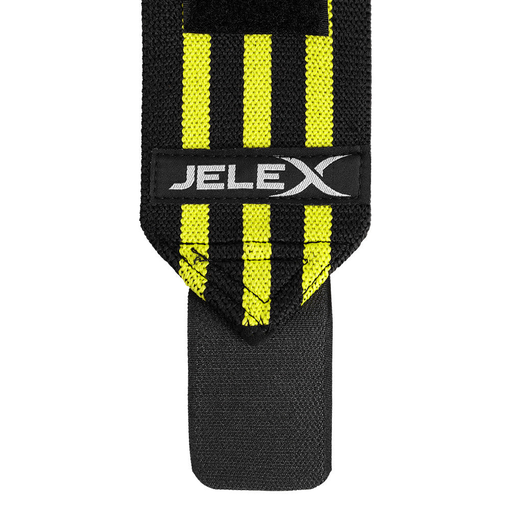 JELEX Strong Fitness Wrist Support black-yellow