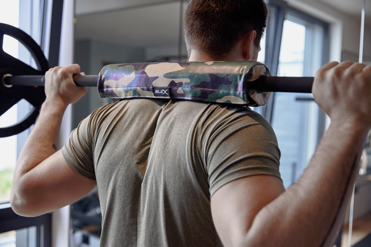 JELEX Strength Barbell Pad army camo