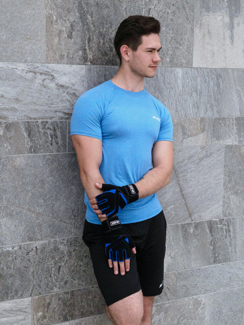JELEX Power Premium Padded Training Gloves black-blue