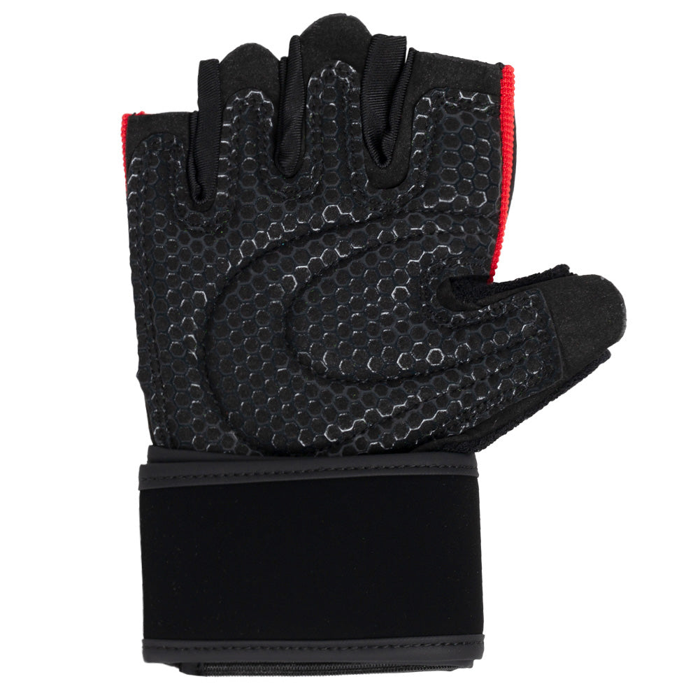 JELEX Power Premium Padded Training Gloves black-red