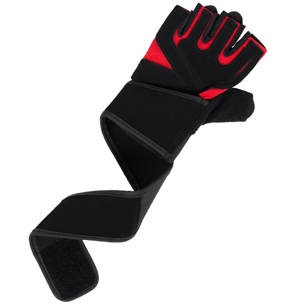 JELEX Power Premium Padded Training Gloves black-red