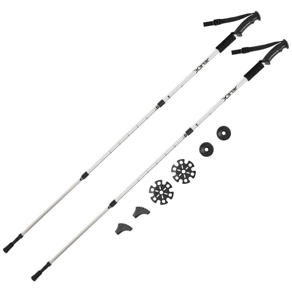JELEX Nature Walking Sticks silver