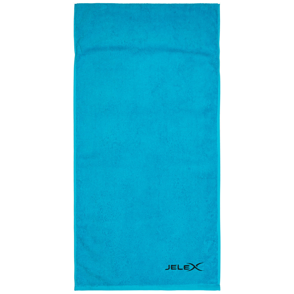 JELEX "100FIT" Fitness Towel with Zipped Pocket turquoise