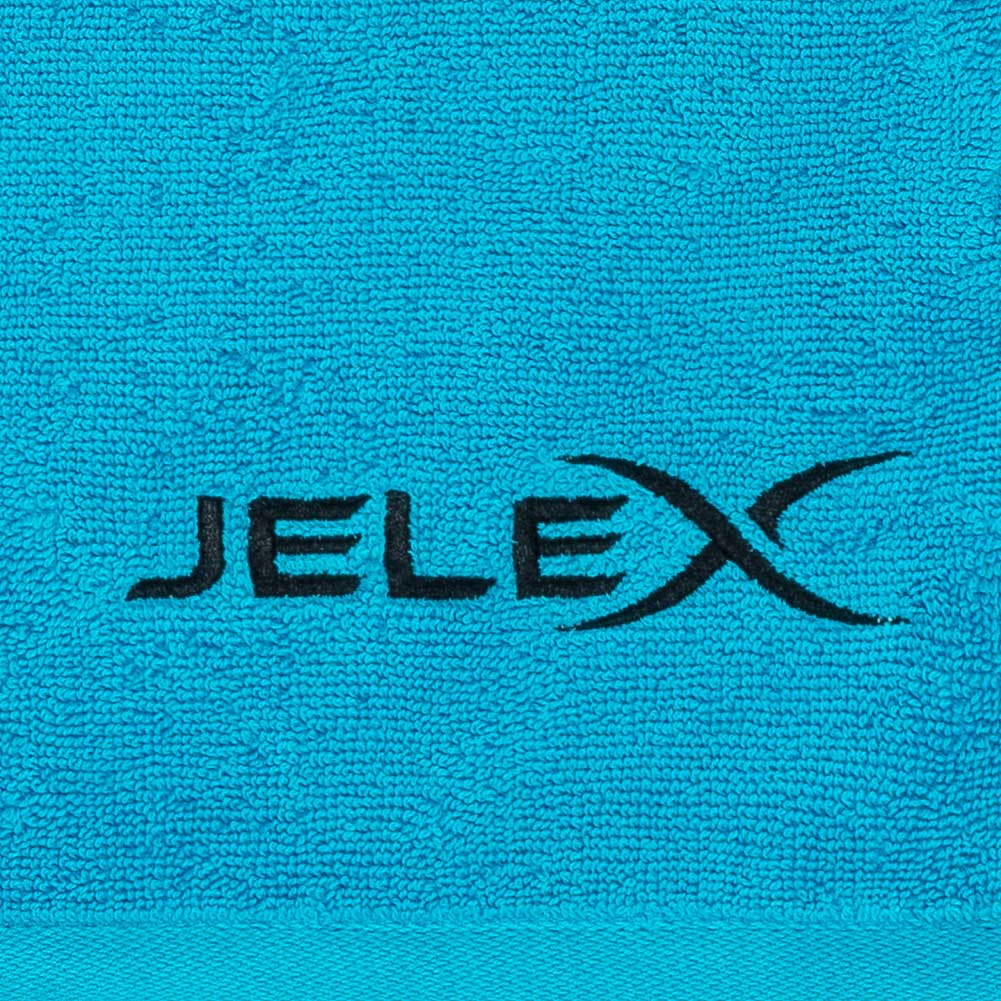 JELEX "100FIT" Fitness Towel with Zipped Pocket turquoise
