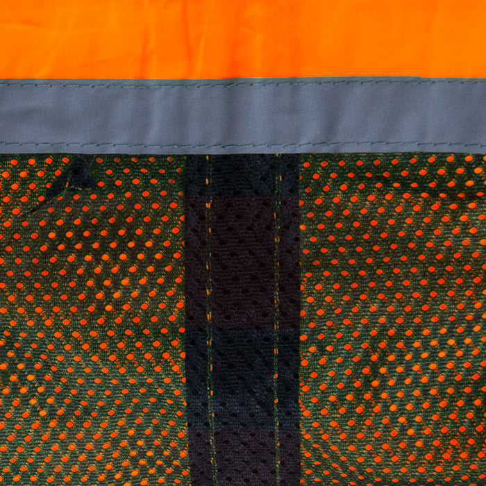 Zeus Men Reflective Running Jacket orange