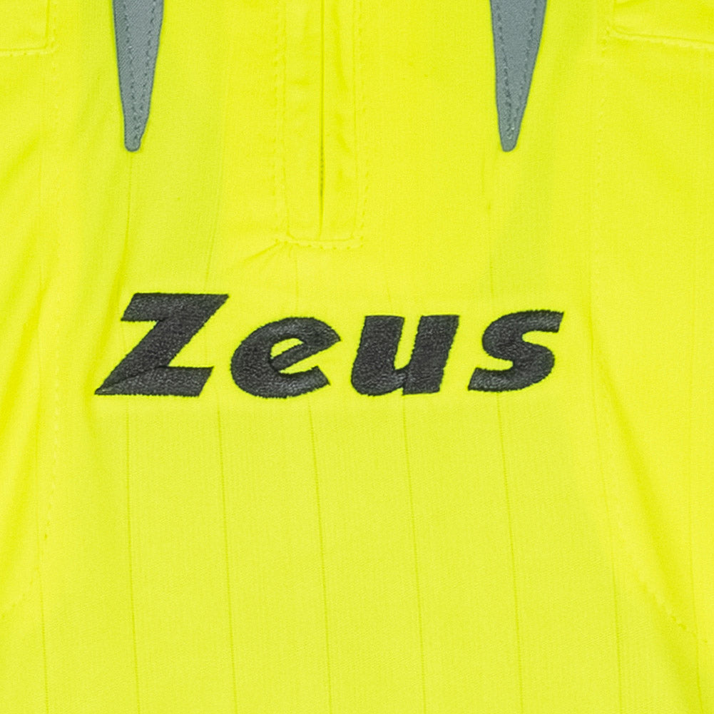 Zeus Men Referee Kit Jersey and Shorts Neon Yellow