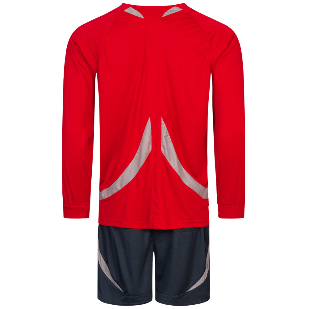 Zeus Men Referee Kit Jersey and Shorts Red