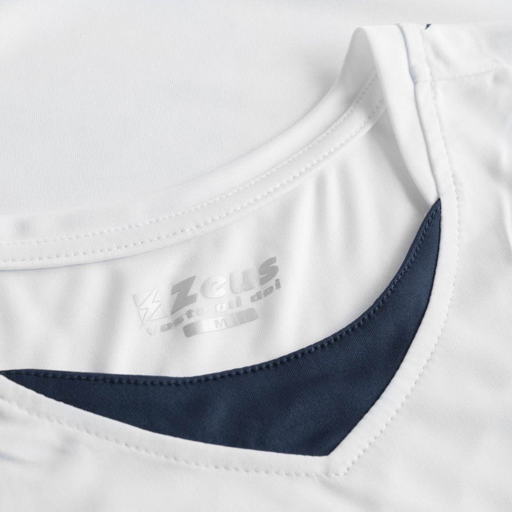 Zeus Kit Flora Women Basketball Jersey with shorts white