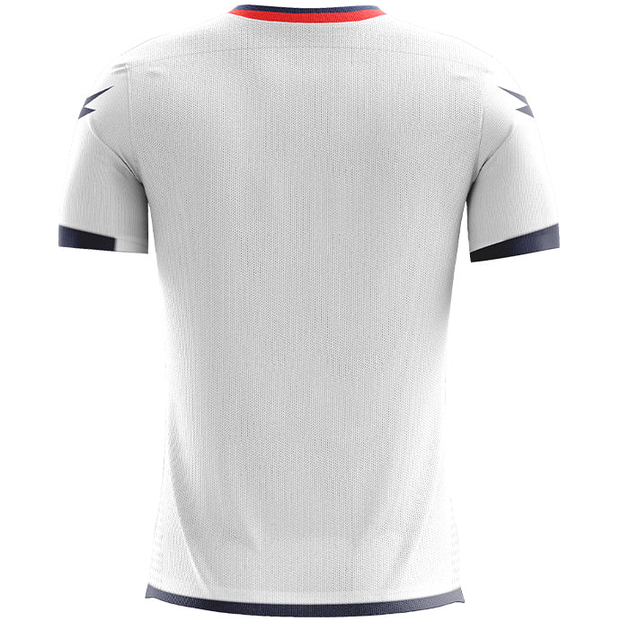 Zeus Icon Teamwear Set Jersey with Shorts white navy