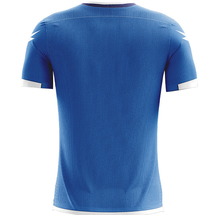 Zeus Icon Teamwear Set Jersey with Shorts white bright royal blue