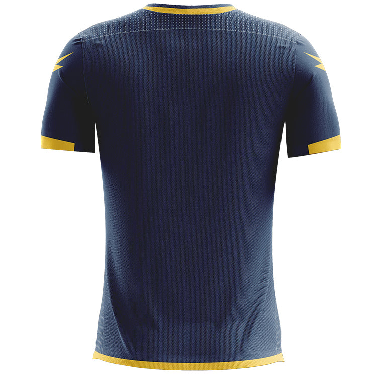 Zeus Icon Teamwear Set Jersey with Shorts navy yellow