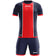 Zeus Icon Teamwear Set Jersey with Shorts navy red – S|M