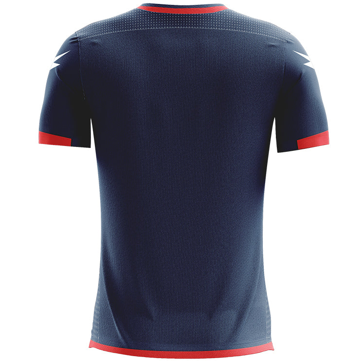 Zeus Icon Teamwear Set Jersey with Shorts navy red