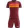 Zeus Icon Teamwear Set Jersey with Shorts dark red orange – S|M