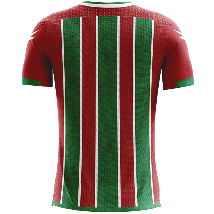 Zeus Icon Teamwear Set Jersey with Shorts dark red white