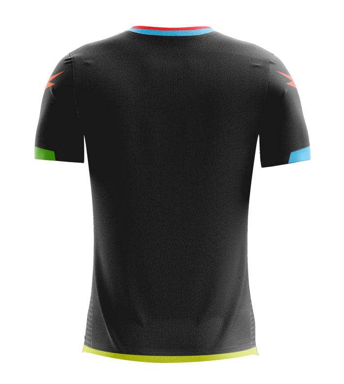 Zeus Icon Teamwear Set Jersey with Shorts black neon orange