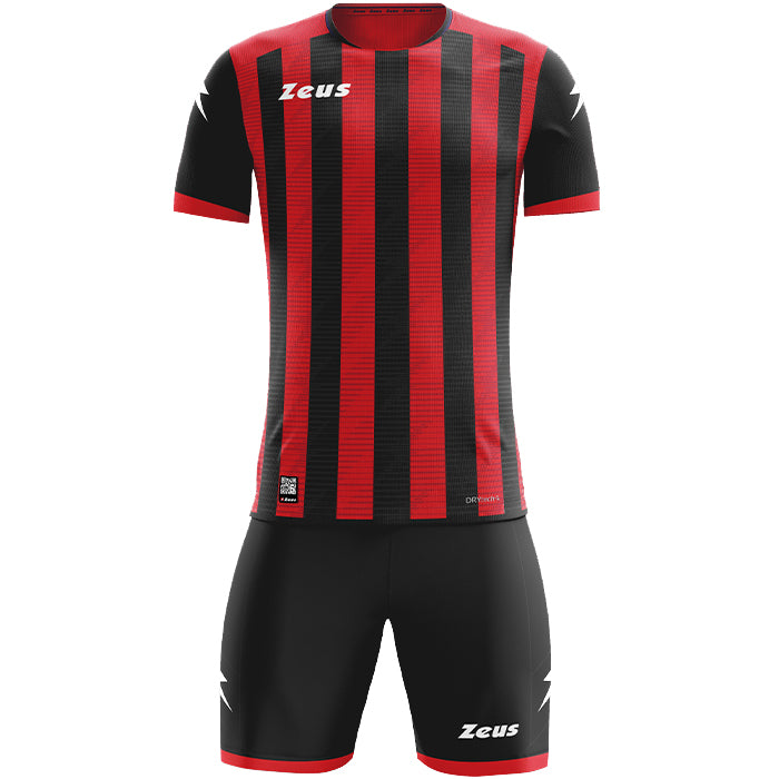 Zeus Icon Teamwear Set Jersey with Shorts black red