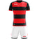 Zeus Icon Teamwear Set Jersey with Shorts red black – S|M