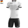 Zeus Mundial Teamwear Set Trikot mit Shorts weiß schwarz – 128 YS|3XS