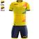 Zeus Mundial Teamwear Set Trikot mit Shorts gelb royal rot – 128 YS|3XS