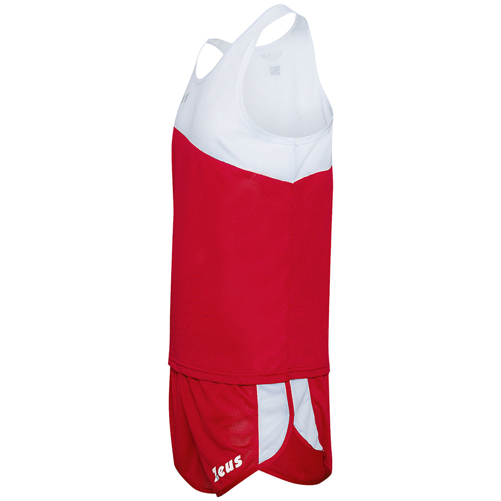 Zeus Kit Robert Men Athletics Kit Jersey with Shorts red