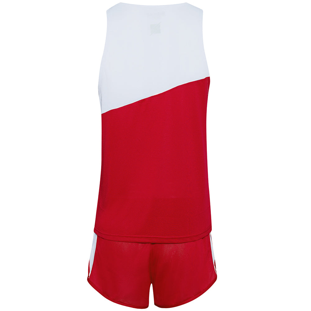 Zeus Kit Robert Men Athletics Kit Jersey with Shorts red