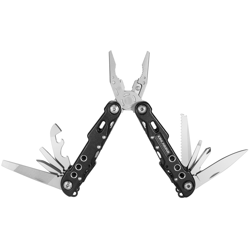 KIRKJUBØUR® "Hödur" Edelstahl 14-in-1 Multifunktionswerkzeug