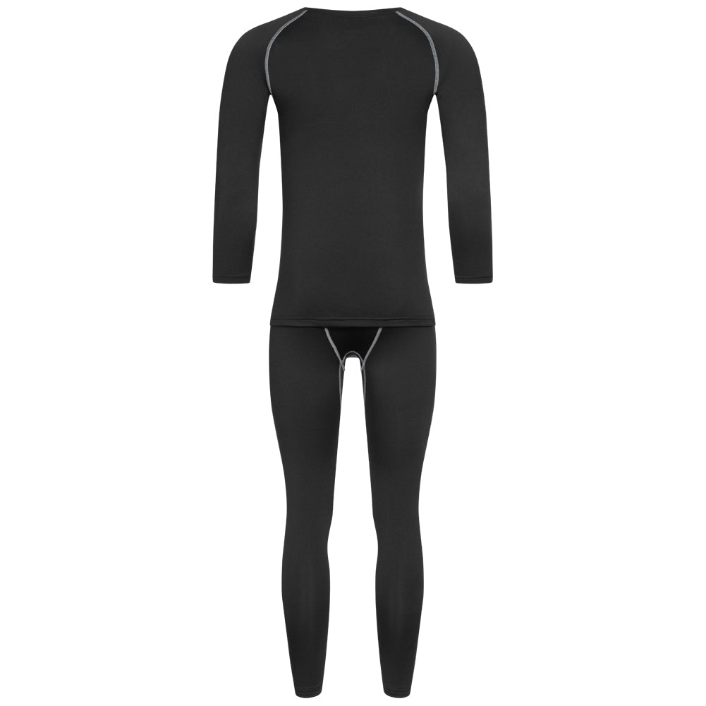 KIRKJUBØUR ® "Hafjall" Men Thermal Underwear Kit 2-piece black