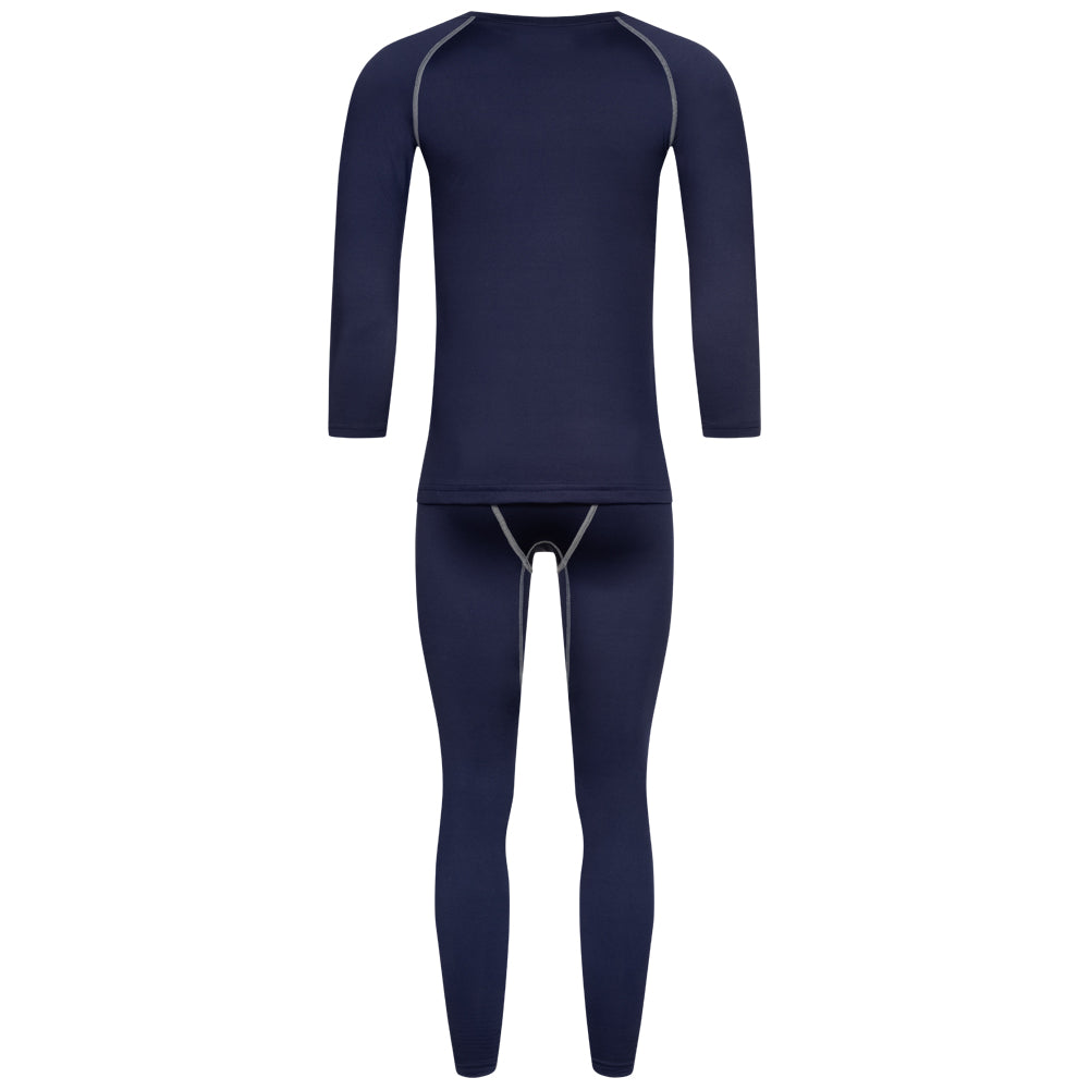 KIRKJUBØUR ® "Hafjall" Men Thermal Underwear Kit 2-piece blue