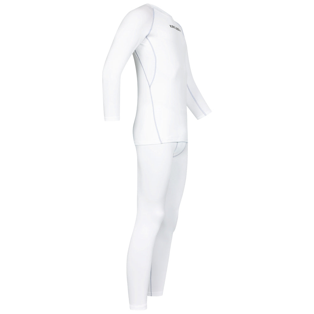 KIRKJUBØUR ® "Hafjall" Men Thermal Underwear Kit 2-piece white