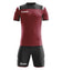 Zeus Kit Vesuvio Football Kit 2-piece dark red black – 2XS 134-140